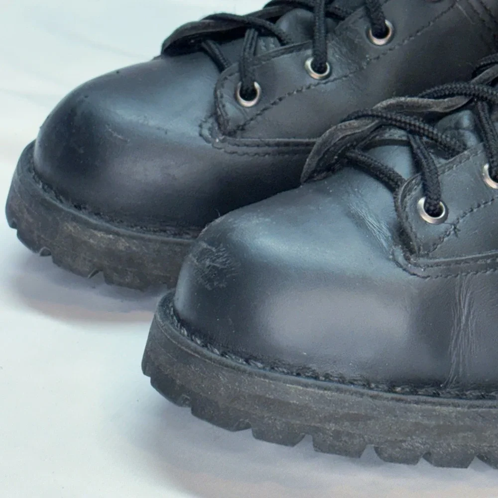 Danner Fort‎ Lewis 10in Mens Black Leather USA Military Boots 69110 13 D